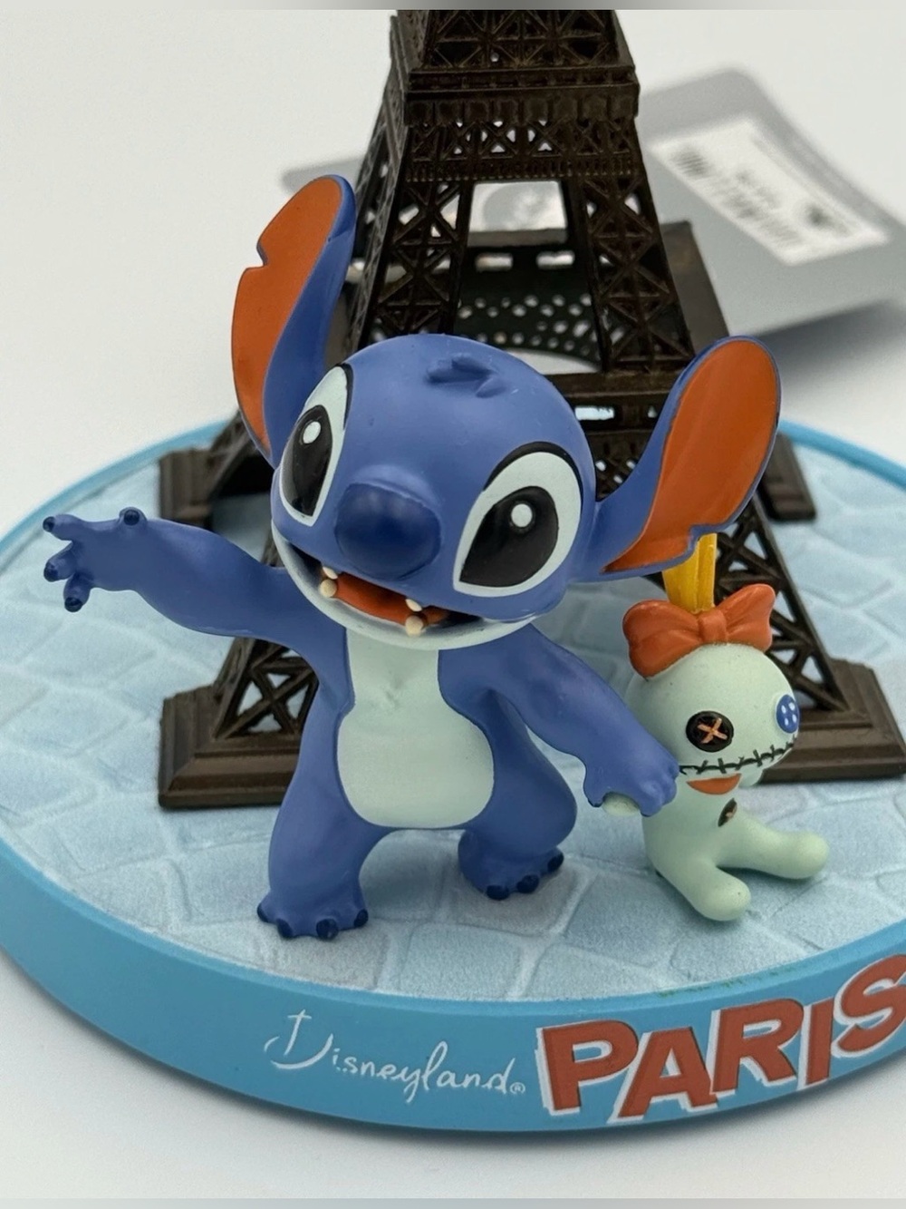 Stitch Disneyland Paris Figurine Disney Eiffel Tower Statue Stitch NEW With TAG - Picture 4 of 6